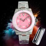 ROLEX 904L Steel B33 Pink Water Ghost Series 40mm Watch